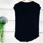 Moa Moa Black Pearl Embellished Casual Top Size Medium Photo 5