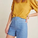 Anthropologie  Pilcro Ella Tailored Denim Shorts size 10 Photo 0