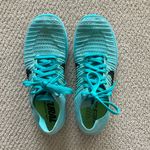 Nike  Free RN Flyknit Textured Sneakers Teal 831070-307 Women’s Size 8.5 Like New Photo 1