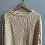 Pistola  Olga Distressed Pullover Sweater in Tan Size Small Photo 5