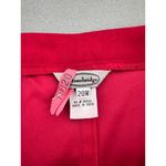 Vintage 90s Y2K Stonebridge Faux Suede Red Jacket & Skirt Set | Plus Size 20W Photo 14