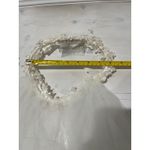 Vintage‎ Bridal Veil with Floral Headpiece Wedding Veil Flower Crown White Photo 1
