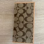 Coach  Checkbook Monogram Wallet Photo 1