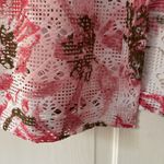 Chico's Chico’s Size 2 Mesh Cardigan Floral Print Tunic Colorful Size Large 3/4 Photo 3