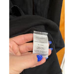 Veronica Beard  Jeans Pima Cotton Ruffle Long Sleeve Top Black Women’s Small Photo 2