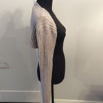 Princess Polly  Aytan Bolero Sweater Beige S/M Ribbed Knit Photo 3