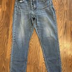 Vintage Chic Jeans Womens 14P Blue USA Made Tapered High Waist Petite Size 14 Photo 0