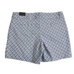 The Limited NWT  Tailored Chino Short Royal Tiles Print Blue & White Size 14 Photo 1