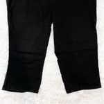 Lee Women’s Classic Fit Black Denim Jean Capri Plus Size 16W Medium Photo 2