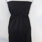 Judith March Houndstooth Bow Front Strapless Dress Photo 6