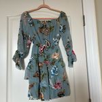 Alice + Olivia Waylon Floral Mini Dress Photo 4