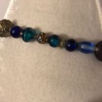 20 Inch Artsy Wrap Necklace With Large Bea… Blue Photo 6