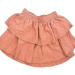 Aerie NWT  Tiered Ruffle Skirt Orange Size Small Photo 0