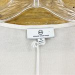 AG Adriano Goldschmied  Lola Bodysuit in Ivory Dust Size Small NWT Long Sleeve Photo 7