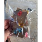 Handcrafted Novelty Dangle Earrings Set Of 6 Pairs With Cute Animal & Candy Desi Pink Photo 8