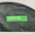 United Colors Of Benetton Made in Italy Of Benetton Coat womens 40 Pure wool Button Front Jacket Vtg flaw Photo 3