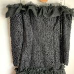 Camila Coelho Revolve Suzette Off Shoulder Mini Dress Black Small Photo 4