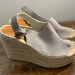 Anthropologie x Soludos Womens Seville Platform Espadrille Sandals Gray‎ 6.5 Gray Photo 0