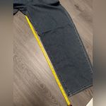 vintage inspired dark wash denim baggy boyfriend wide leg jeans Blue Size 26 Photo 6