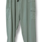 Freely women’s size medium pull on lounge wind pants elastic waist green thin Photo 0