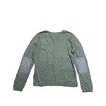 Zadig & Voltaire Olive green w/ gray elbow patch Vneck sweater size XL 1… Photo 2