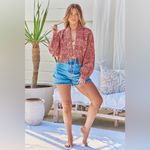 Free People  Rosalina Floral Jacket Photo 5