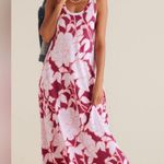 Soft Surroundings - Santiago Song Red Orange Floral Maxi Dress Beach- Size M Photo 1