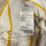 Paper Crane  Short Sleeve Tie Front Stripe Waffle Knit Top Photo 6