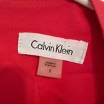 Calvin Klein  Sleeveless Side Lace Up Sheath Dress Watermelon Pink Corset Knee 2 Photo 5