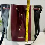 Armani Jeans Colorblock Bucket Shoulder Bag EUC Red Photo 11