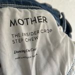 Mother Jeans The Insider Crop Step Chew Dancing On Coals Sz 24 Blue Photo 7