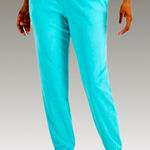 Jenni NWT‎ ’s Intimates Turquoise Smocked-Waist Terrycloth Jogger Pants Sz XS Photo 0
