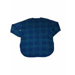 Madewell Green Checkers Women’s Pullover Sweater Size Medium Long Sleeve Photo 3