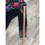 VINTAGE‎ Niteline by Della Roufogali Beaded Sequin Floral Silk Jacket Size Small Black Photo 8