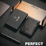 Wallet for Men - with Money Clip Slim Leather Slots Credit Card Holder RFID Blocking Bifold Minimalist Wallets with Gift Box Photo 4