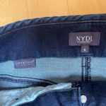 NYDJ  Stretchy Denim Ibiza Blues High Waist Knee Length Skirt, size 6 Photo 6