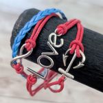 Love/Infinity/Anchor Charm Bracelet Photo 0
