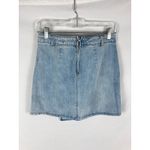 GB Denim Skirt Asymmetrical Wrap Style Size 5 Photo 3