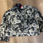 Champion boston college tie dye sweater cropped Photo 3