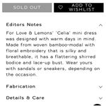 For Love & Lemons Less than Wholesale pricing!! Embroidered Floral Mini Dress Photo 8