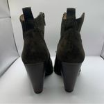 Frye THE  COMPANY Madeline Short In Fatigue size 8.5M dark green suede Photo 5