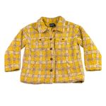 Driftwood Anthropologie  Ryan Plaid Sherpa Jacket EUC Size Large F291 Photo 2