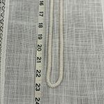 Vintage Long Beaded Necklace White Photo 3