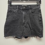 Abercrombie & Fitch Slim Straight Ultra High Rise Shorts Black Curve Love 26/2 Photo 1