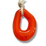 Free People Summertime Cord Choker in Red NWT Bohemian Rare HTF Necklace Photo 7