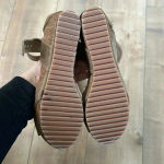 JoyFolie Expresso Odette Leather Sandals Wedge Sz 8.5 Tan Photo 6