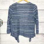 Faded Glory  Blue & White Boho Lightweight Open Front Cardigan Size Small Photo 5