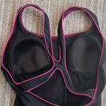 Speedo  Swimsuit One Piece Black Pink 12 Photo 3