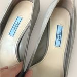 Prada AUTHENTIC  | Vintage Gold Hardware Suede Pumps | Size 38 Photo 7