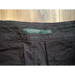 Polo Ralph Lauren Cargo Pants Women's Size 8 Crop Black Slim Utility Ankle tie Photo 3